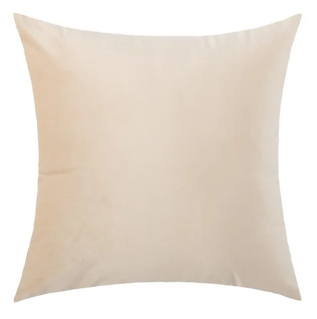 Housse de coussin - Nordic Velvet (blanc cassé)