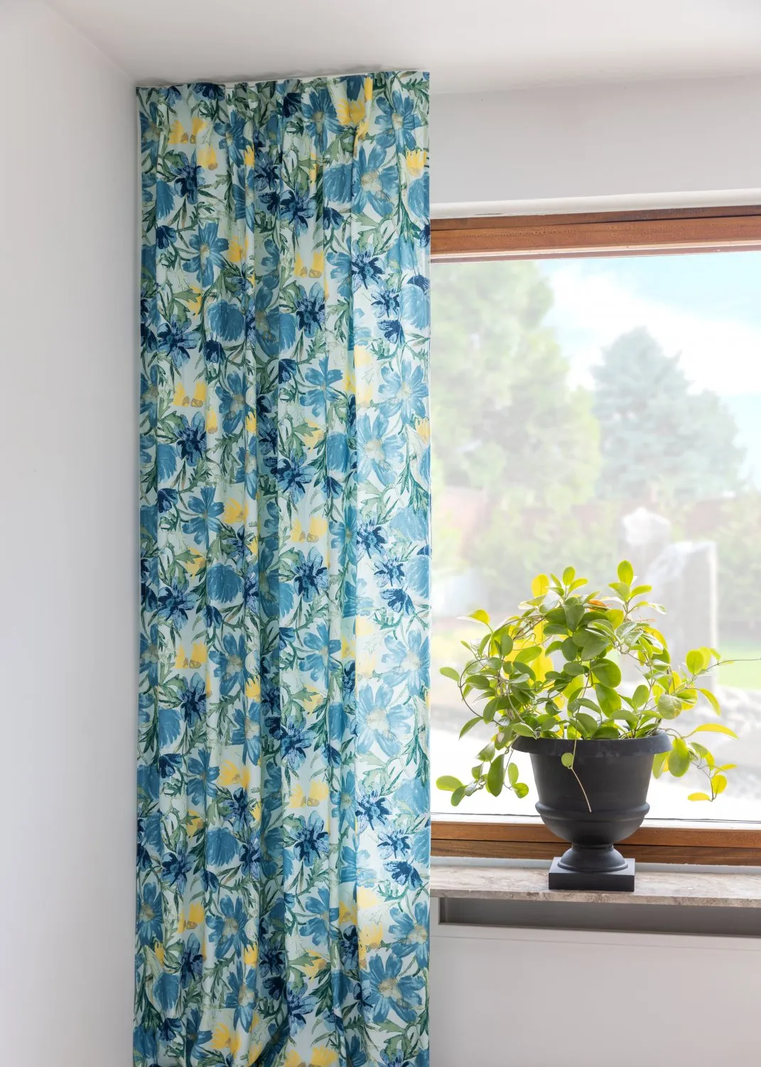 Rideaux - Rideau en coton Cutie (bleu)