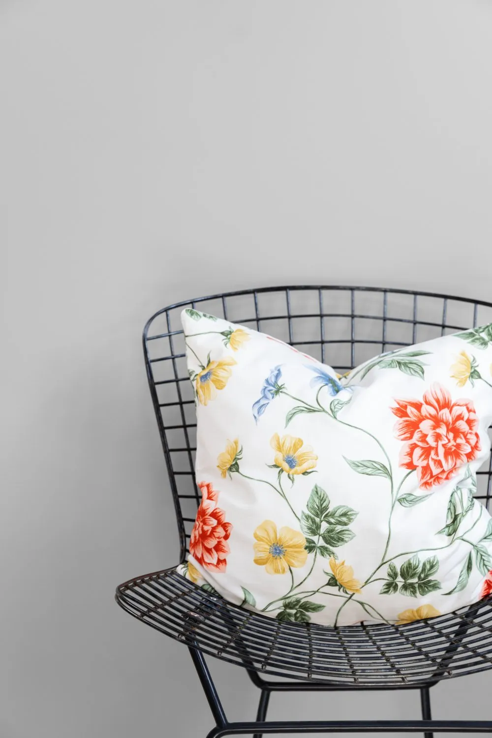Housse de coussin - Dahlia (rouge)