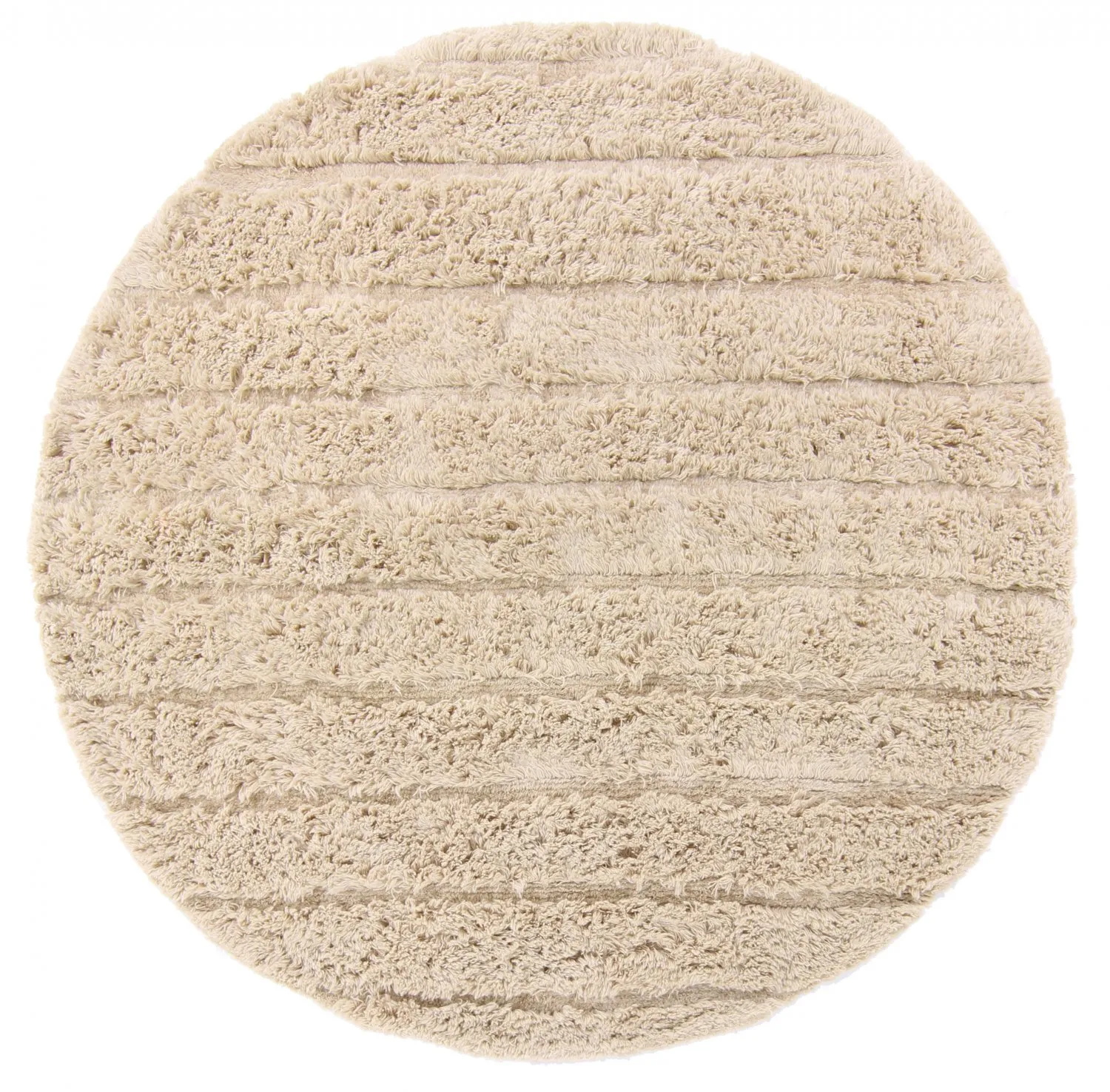 Tapis rond - Delta (blanc cassé)