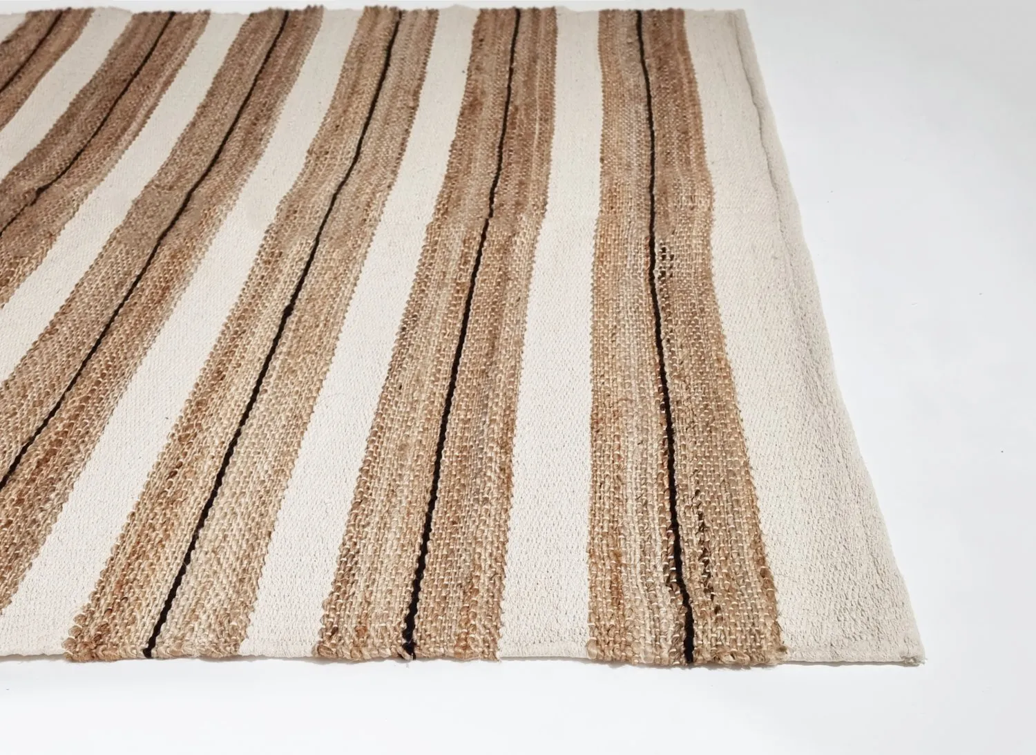 Tapis patchwork - Devli (beige/blanc/noir)