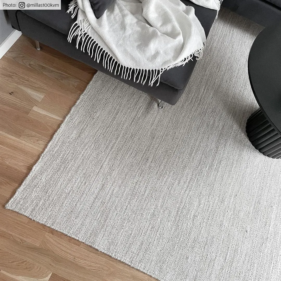 Tapis en laine - Dhurry (naturel)