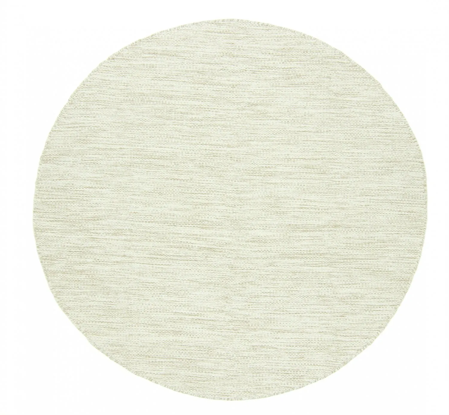 Tapis rond - Dhurry (naturel)