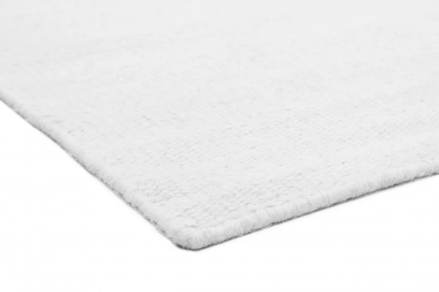 Tapis en laine - Dhurry (blanc)