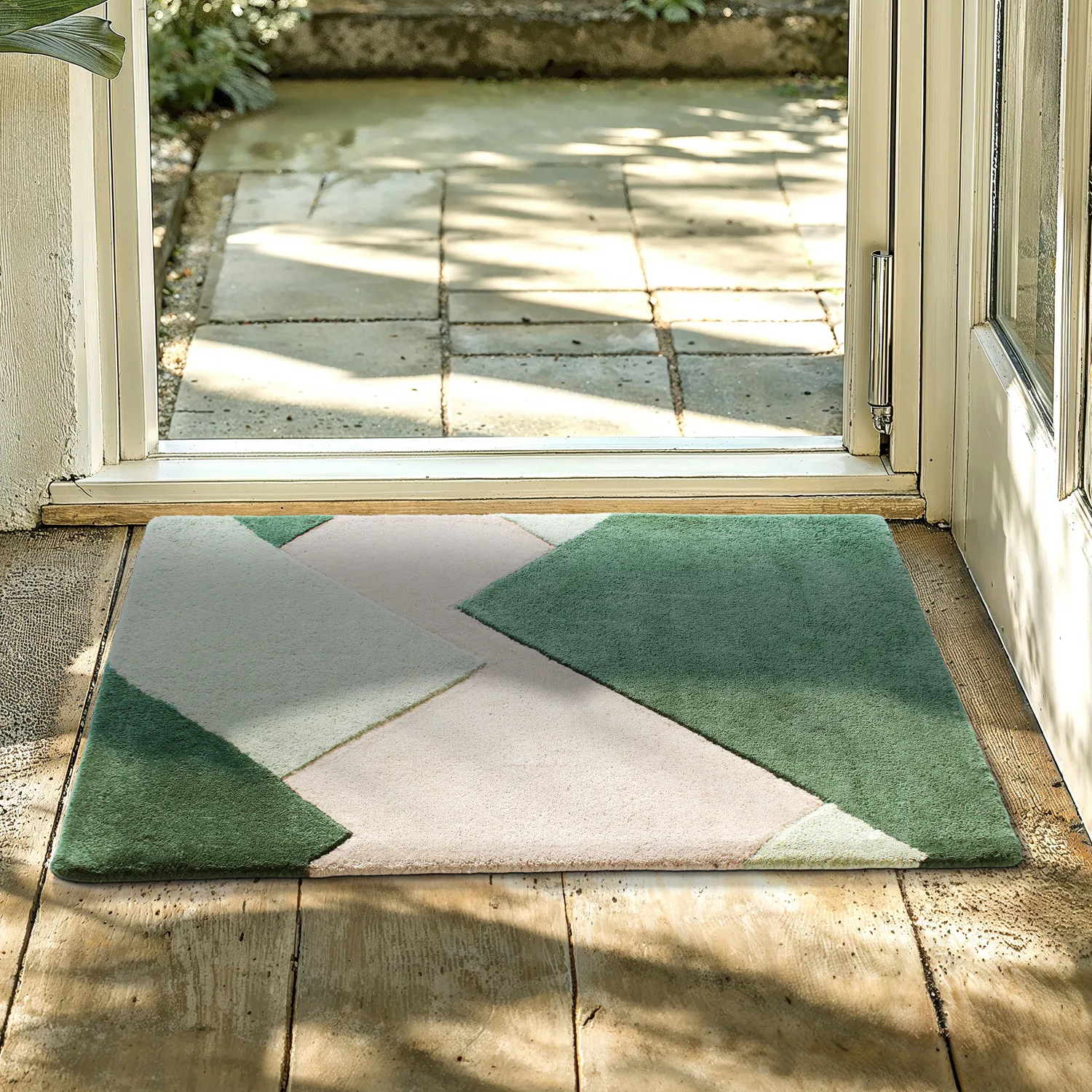 Tapis d’entrée - Andria (vert/multi)