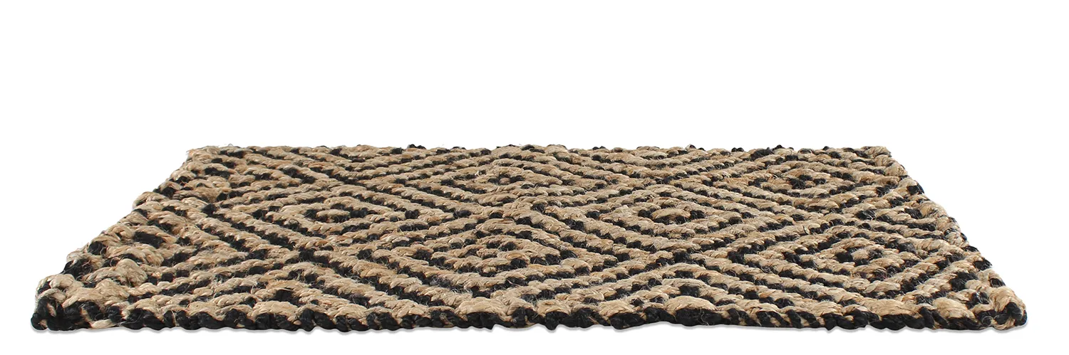 Tapis d’entrée - Amara (naturel/noir)