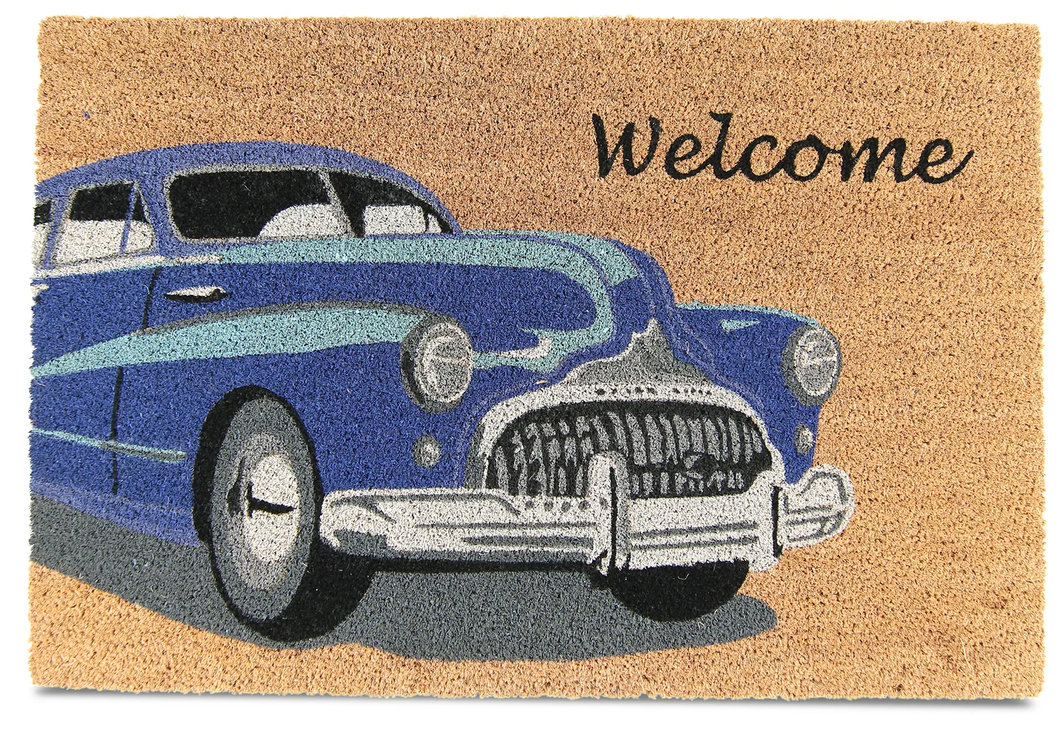 Tapis d’entrée - Car (bleu)