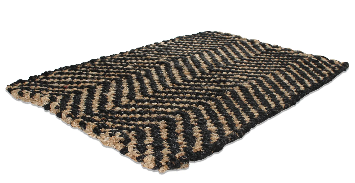 Tapis d’entrée - Kiara (naturel/noir)