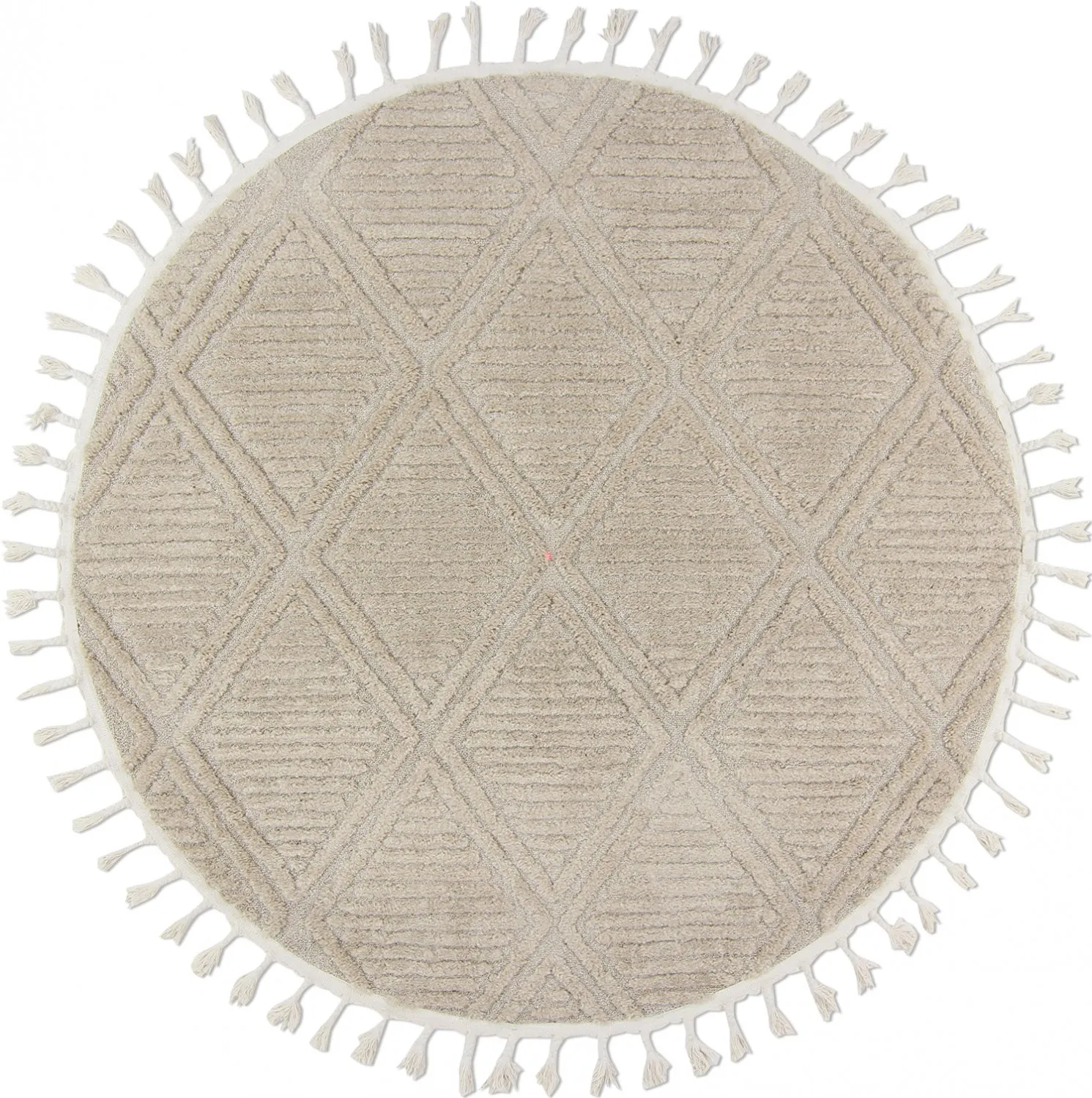 Tapis rond - Dover (beige)