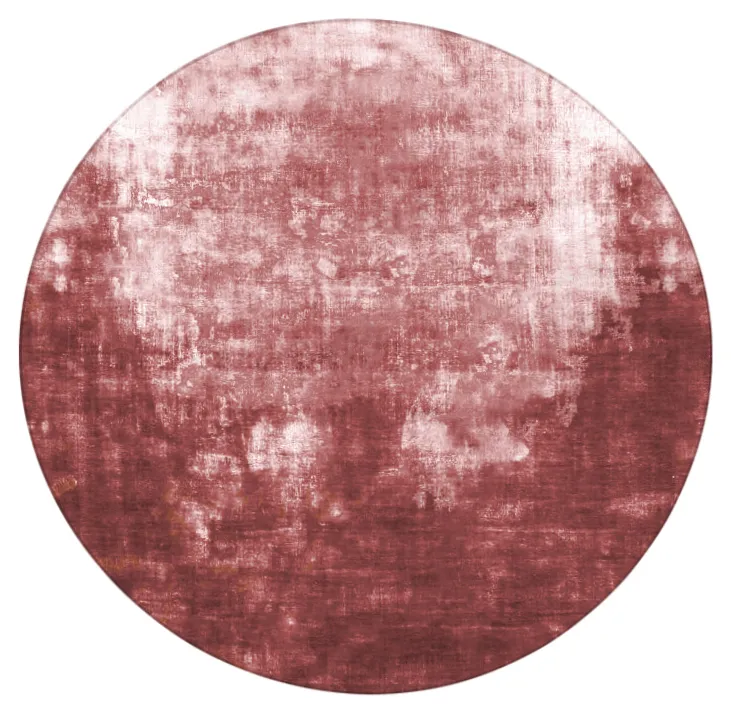 Tapis rond - Jodhpur Special Luxury Edition (rouge bordeaux)