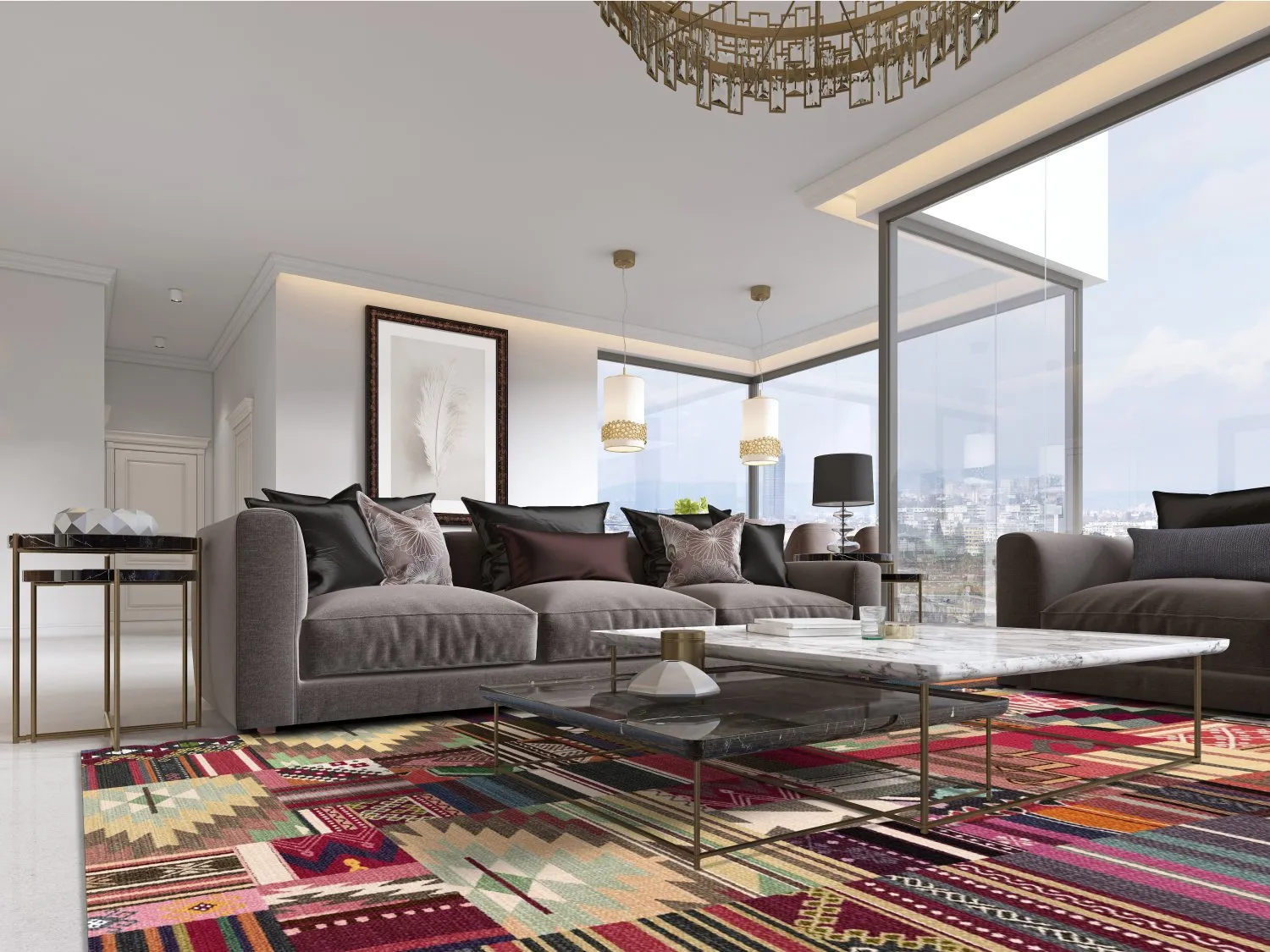 Tapis Wilton - Netanya (multicolore)