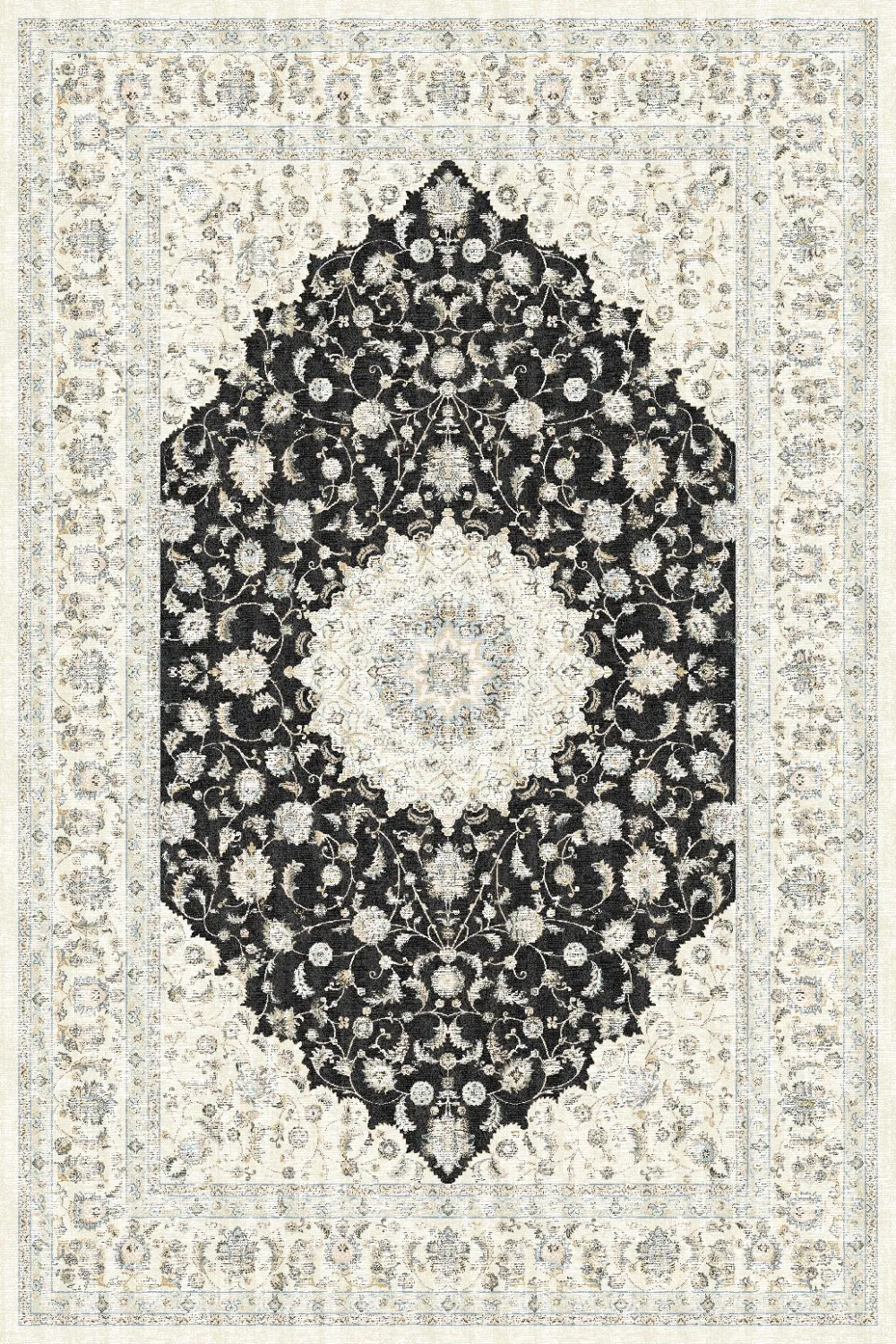 Tapis Wilton - Arabella (noir)