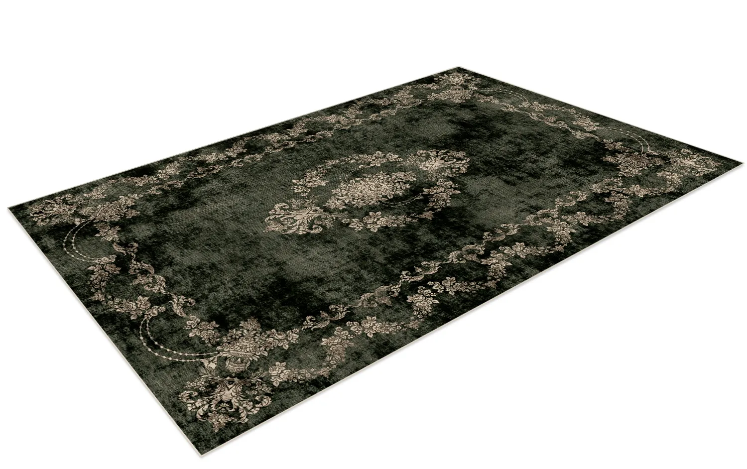 Tapis Wilton - Taknis (vert foncé)
