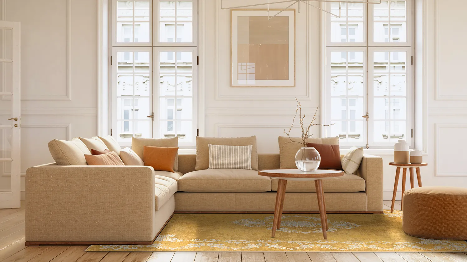 Tapis Wilton - Taknis (ocre)