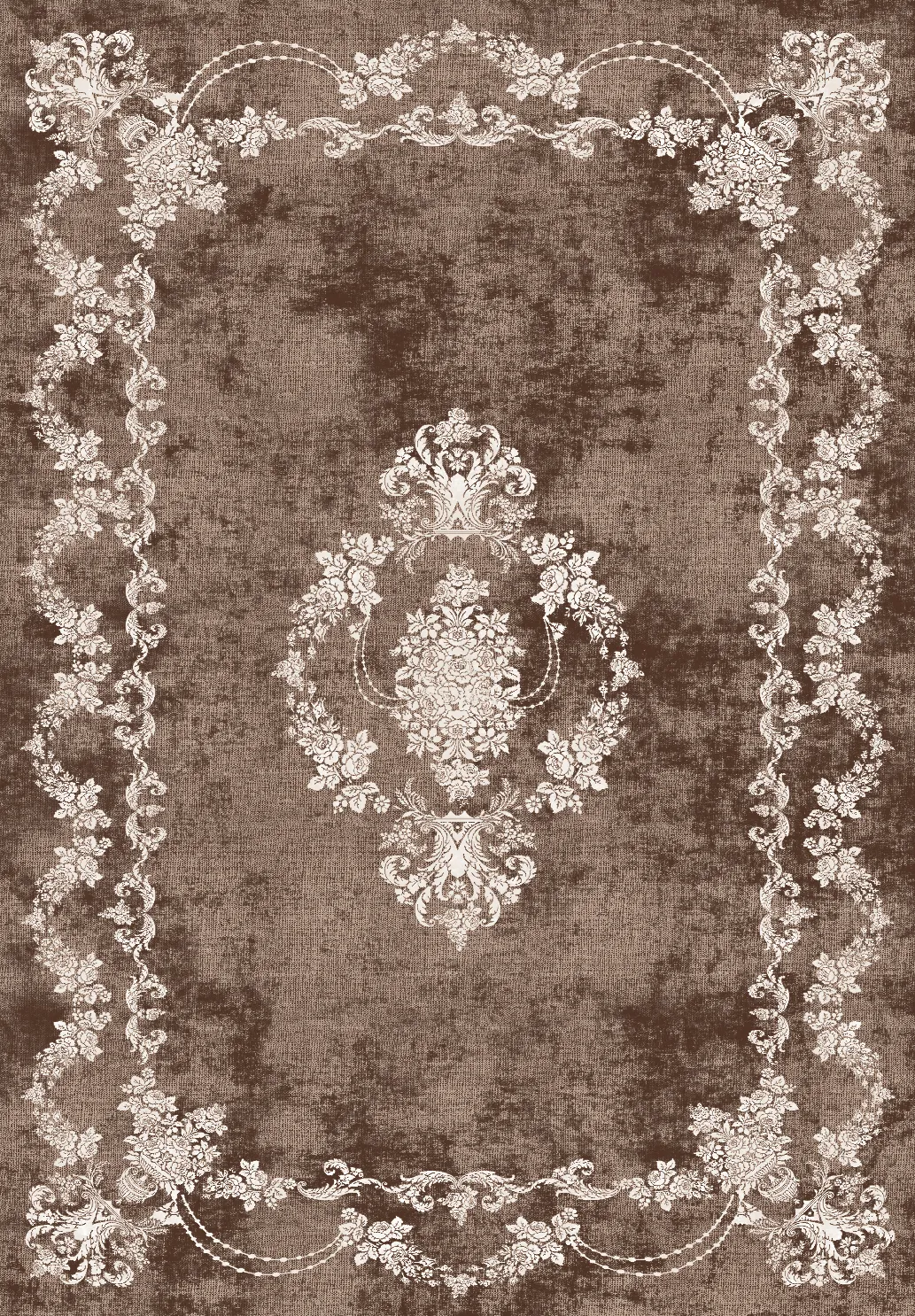 Tapis Wilton - Taknis (marron)