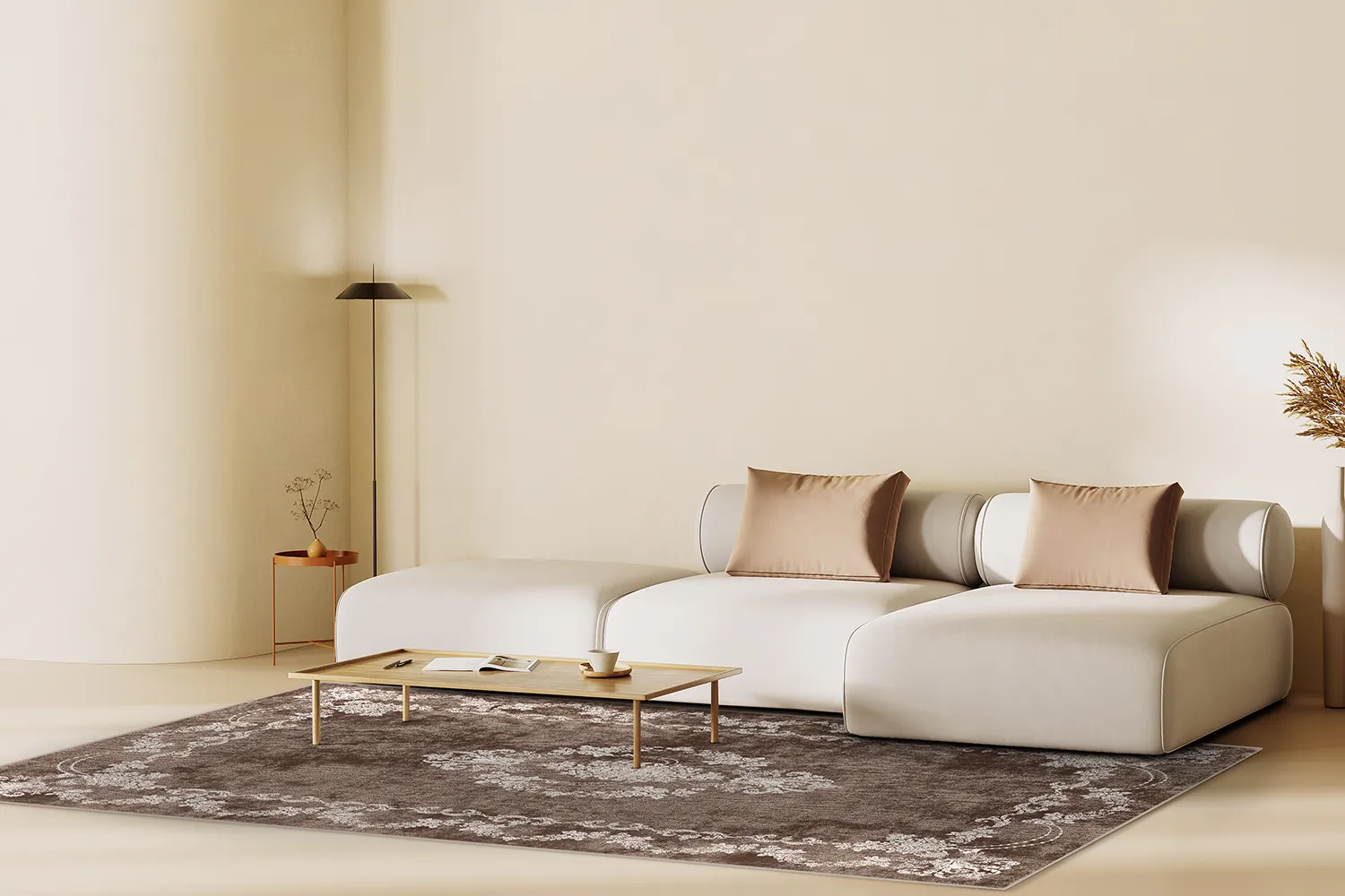 Tapis Wilton - Taknis (marron)
