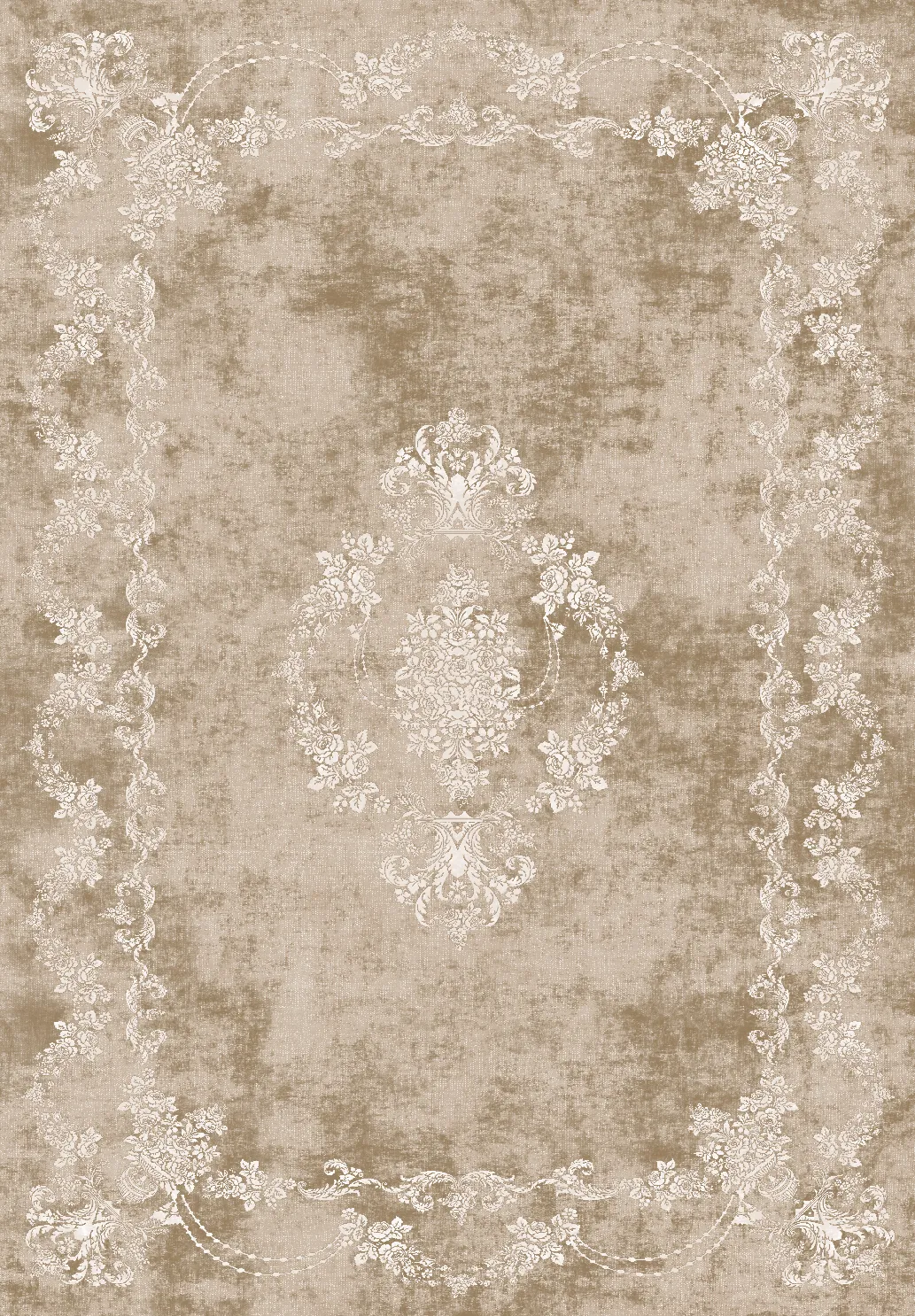Tapis Wilton - Taknis (beige clair)