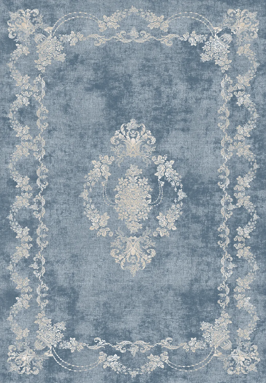 Tapis Wilton - Taknis (bleu clair)