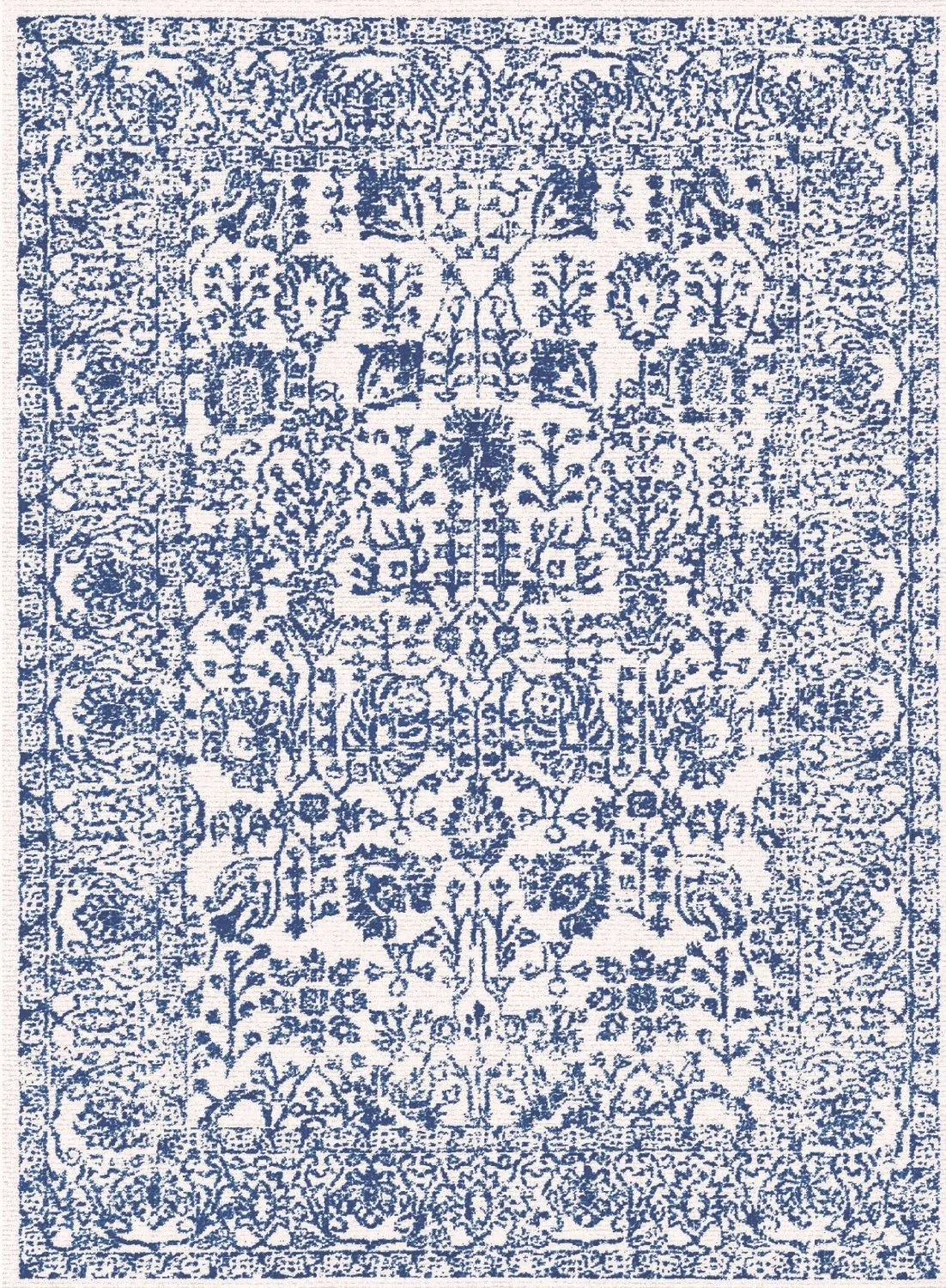 Tapis Wilton - Perouges (bleu)