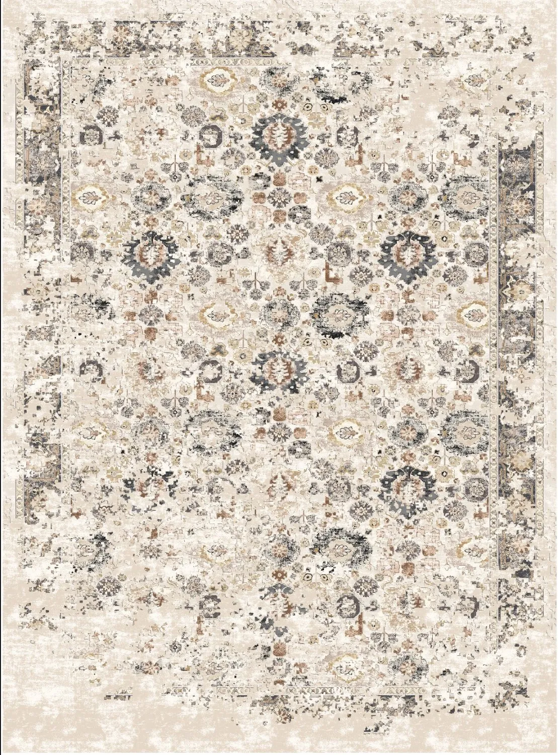 Tapis Wilton - Toujane (gris)