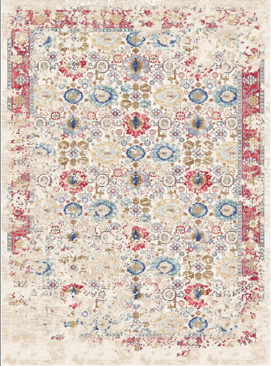 Tapis Wilton - Toujane (multicolore)