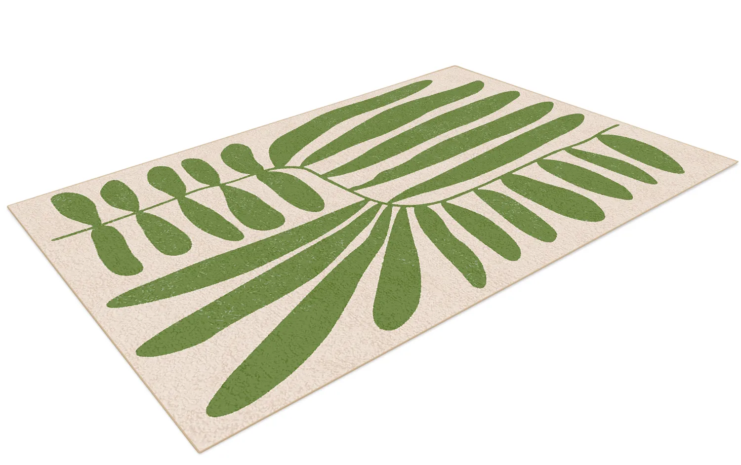 Tapis Wilton - Romilly (beige/vert)