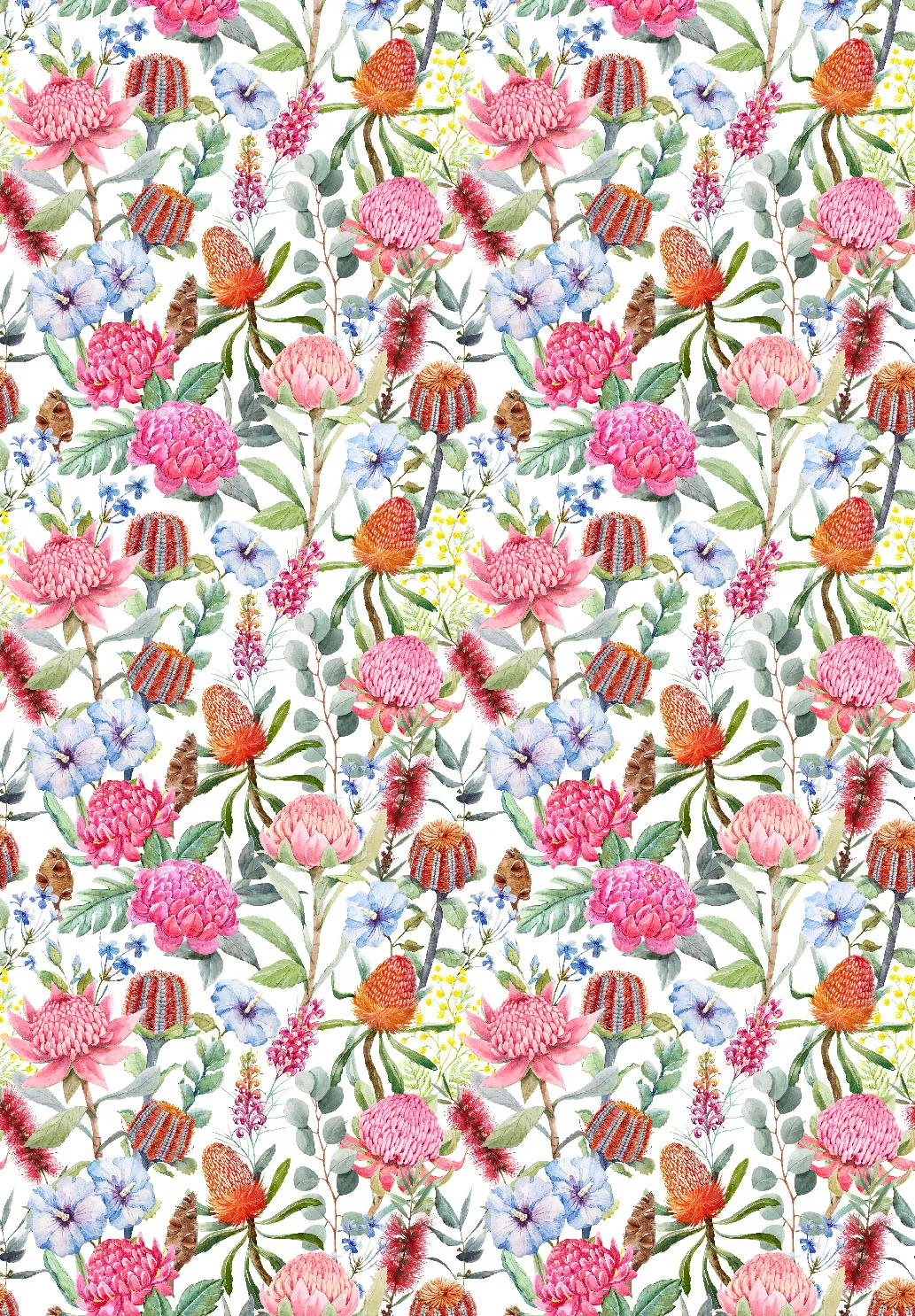 Tapis Wilton - Lois (rose/multicolore)