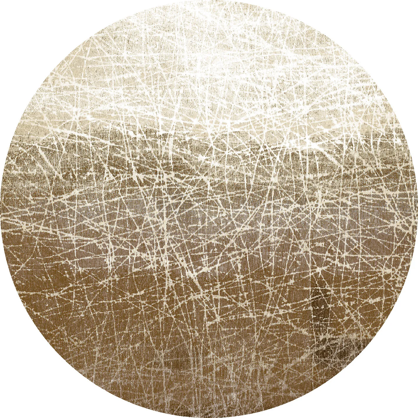 Tapis rond - Jervis (beige)