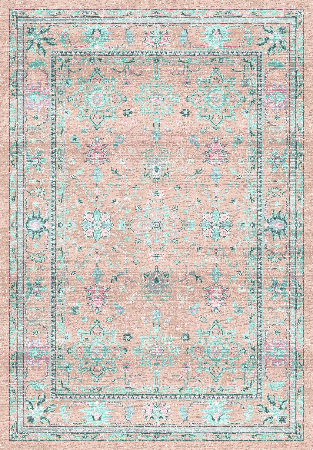 Tapis Wilton - Livley (rose)