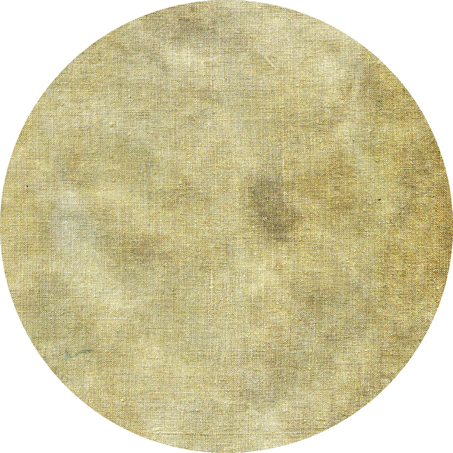 Tapis rond - Chodos (doré)