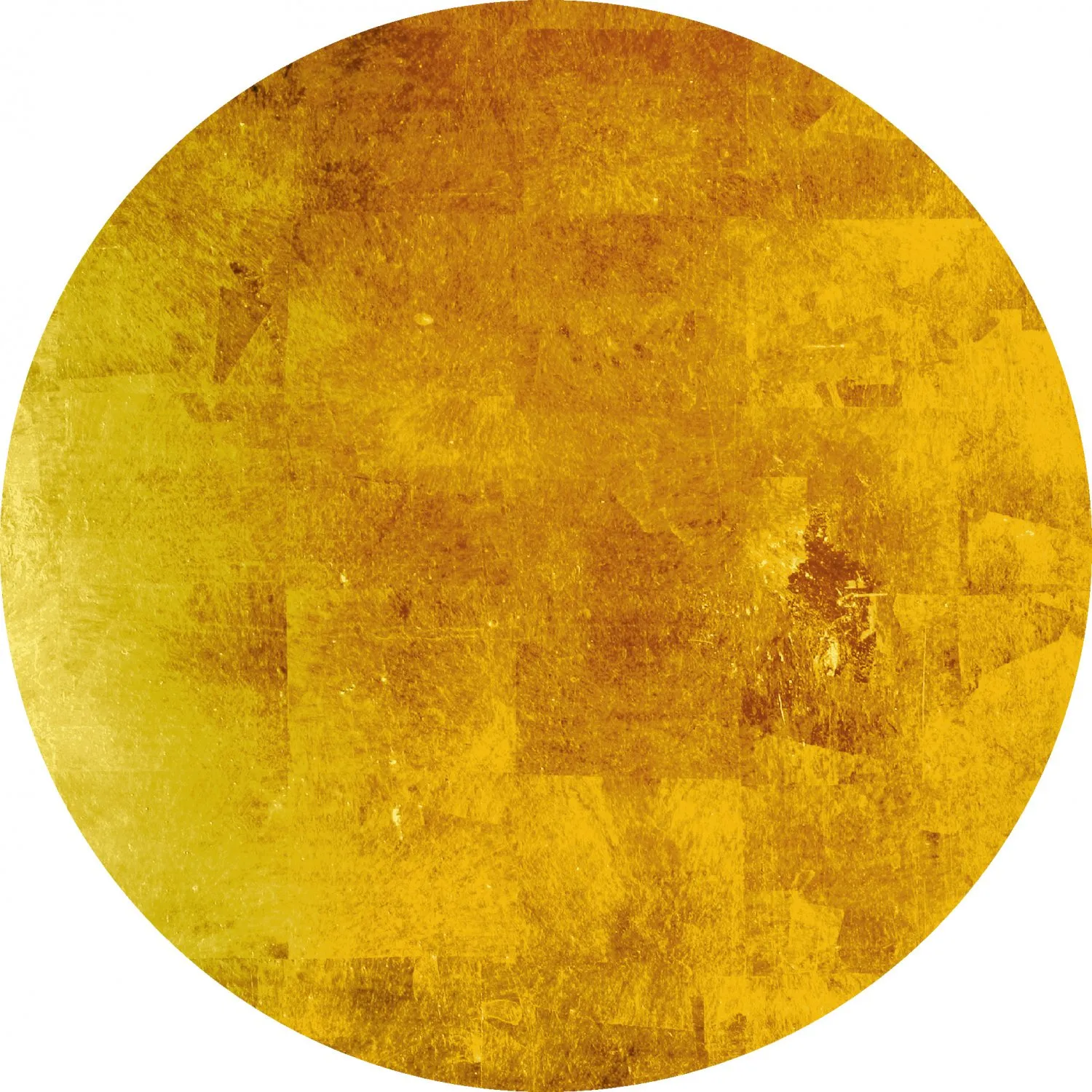Tapis rond - Benali (doré)
