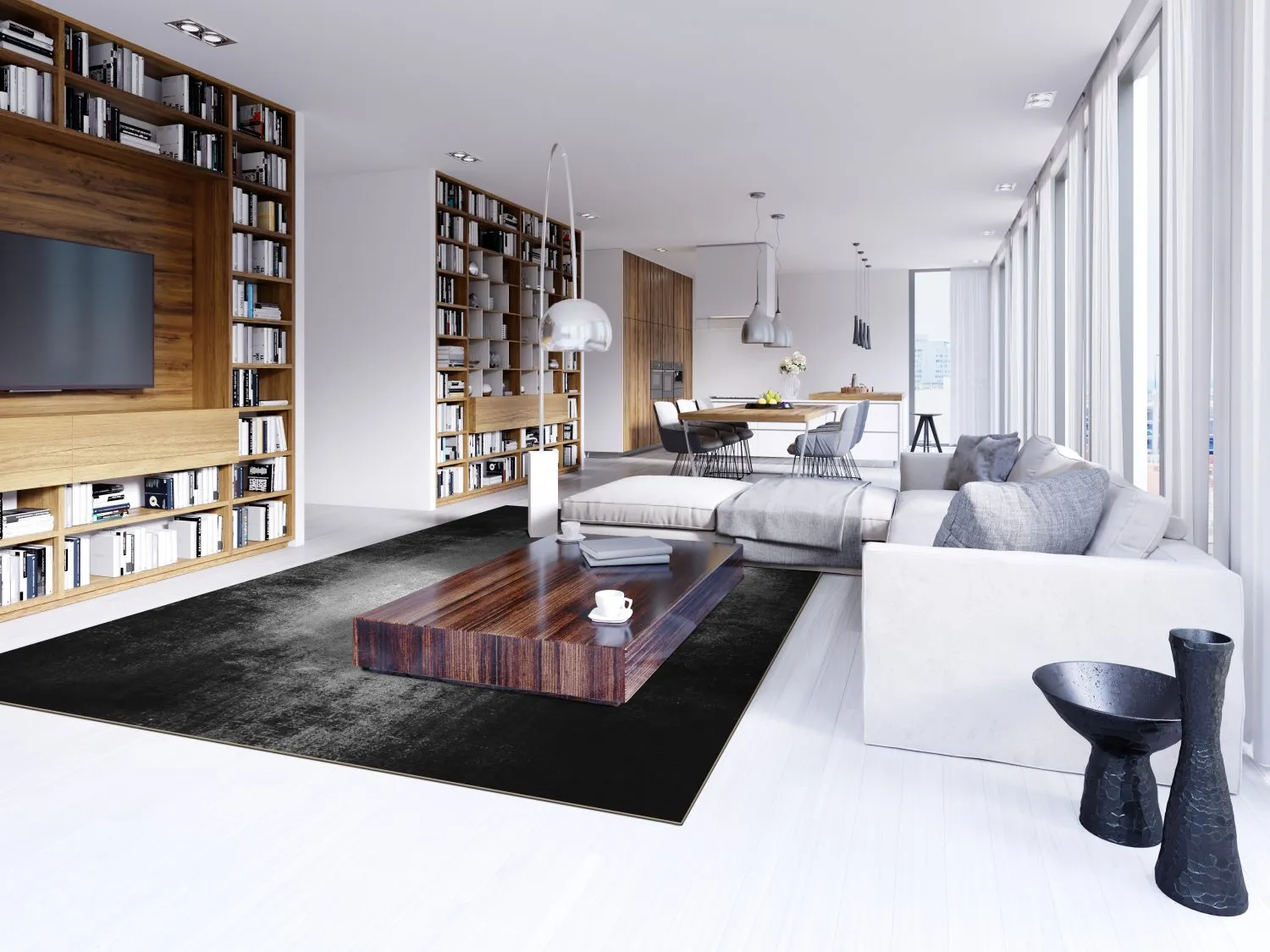 Tapis Wilton - Megara (gris)