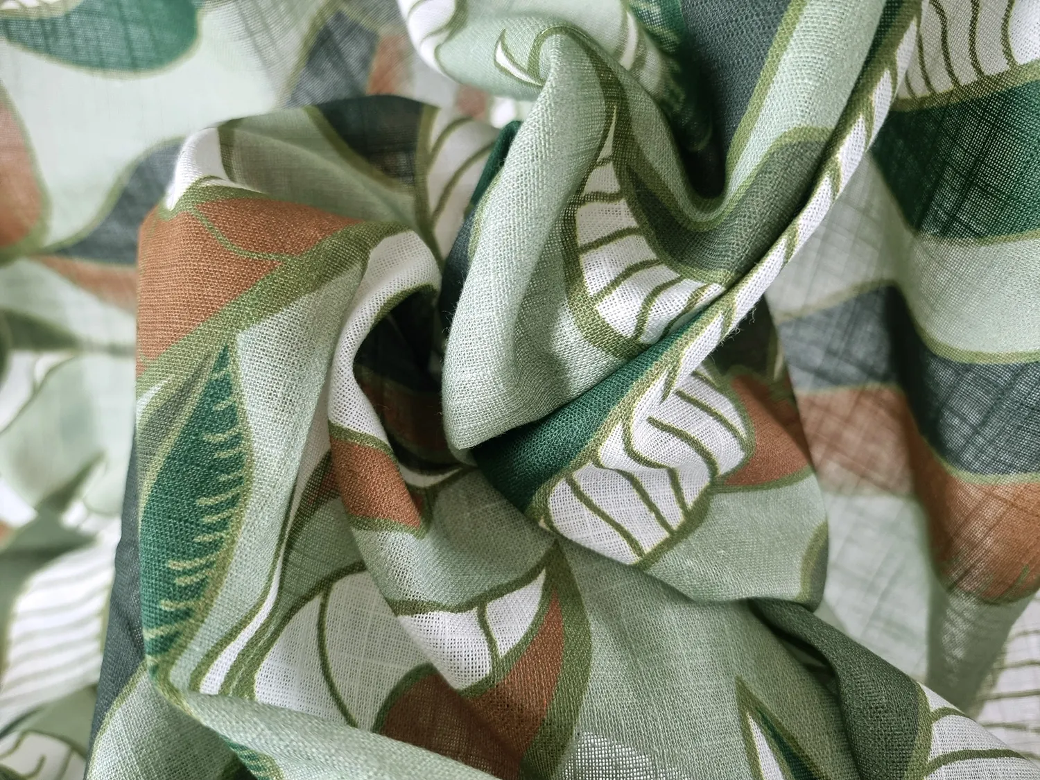 Nappes - Nappe en coton Amalie (vert)