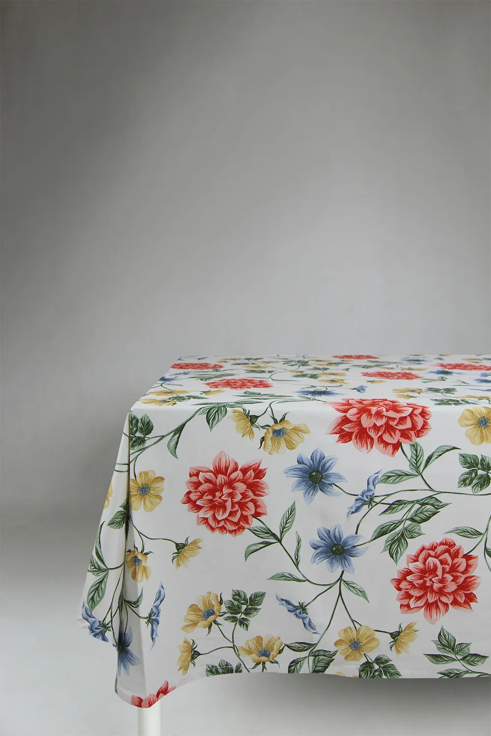 Nappe en coton Dahlia (rouge)