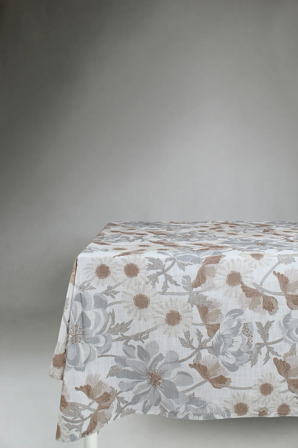 Nappe en coton Serena (gris/beige)