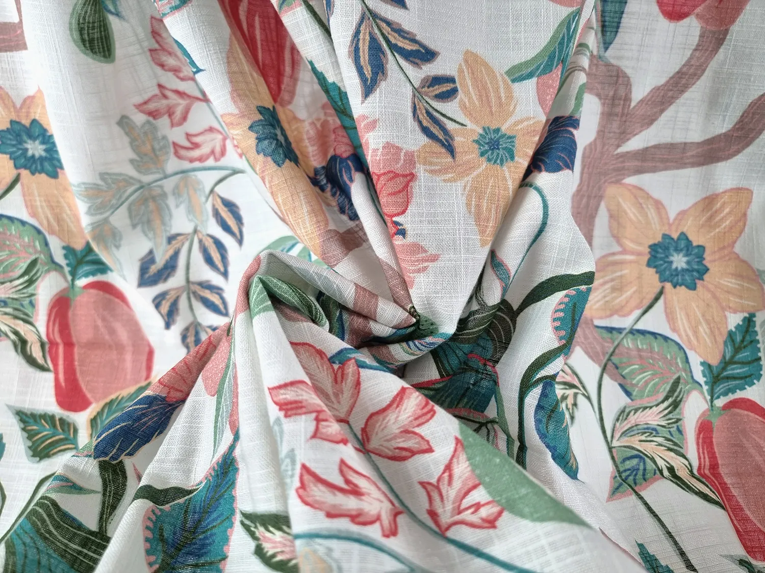 Nappe en coton Sofi-Lee (rouge)