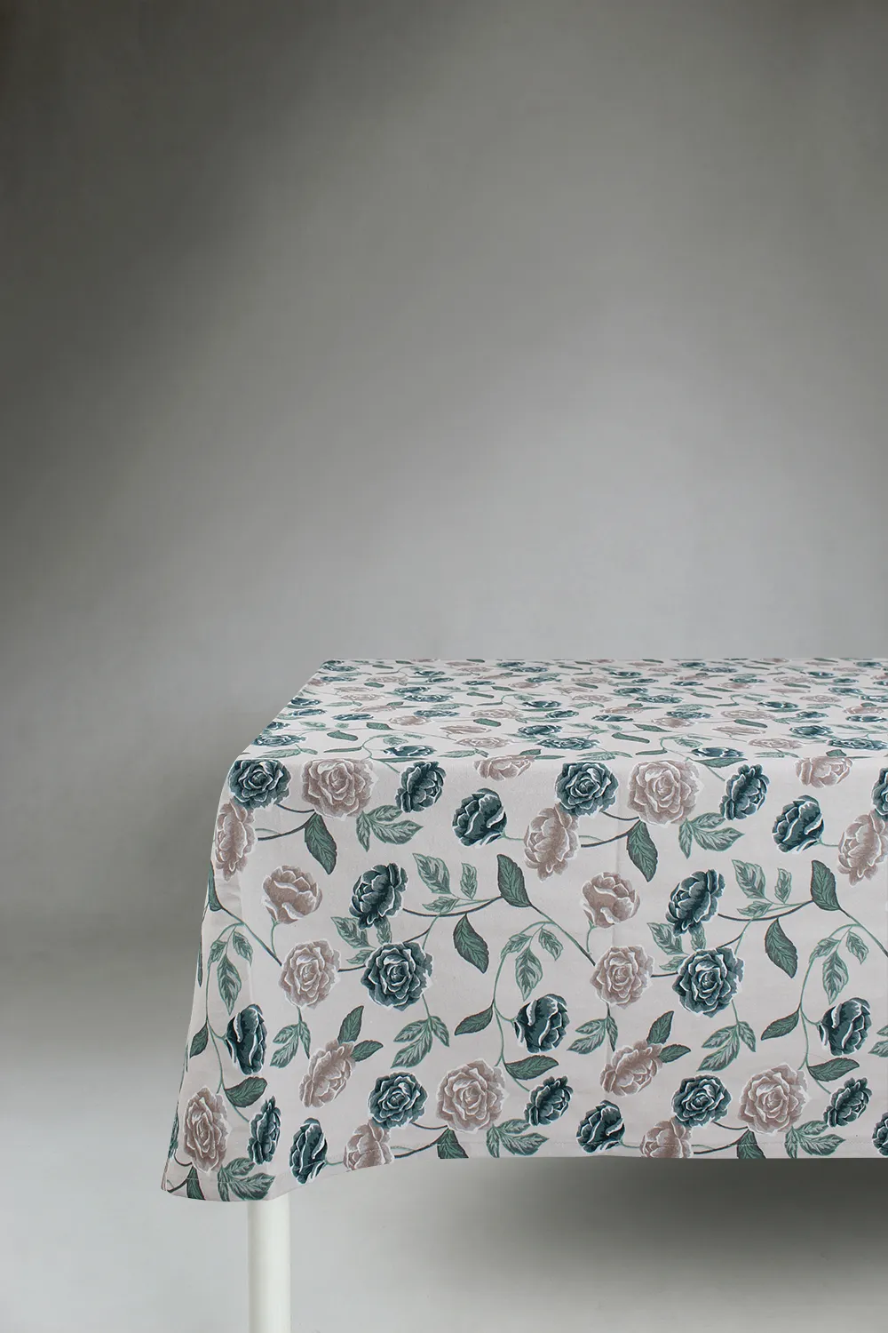 Nappe en coton Wreath (bleu)