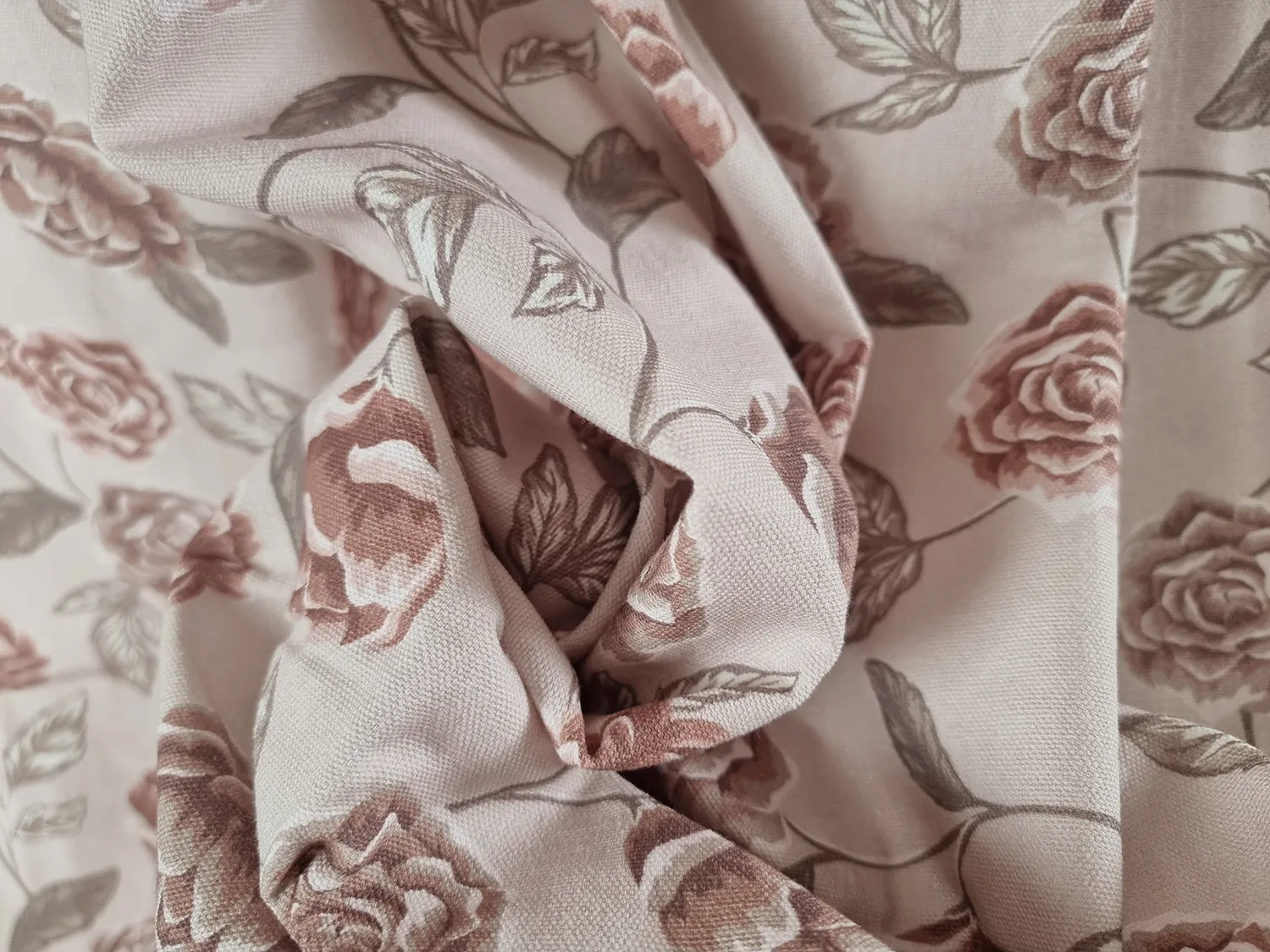 Nappe en coton Wreath (rose)