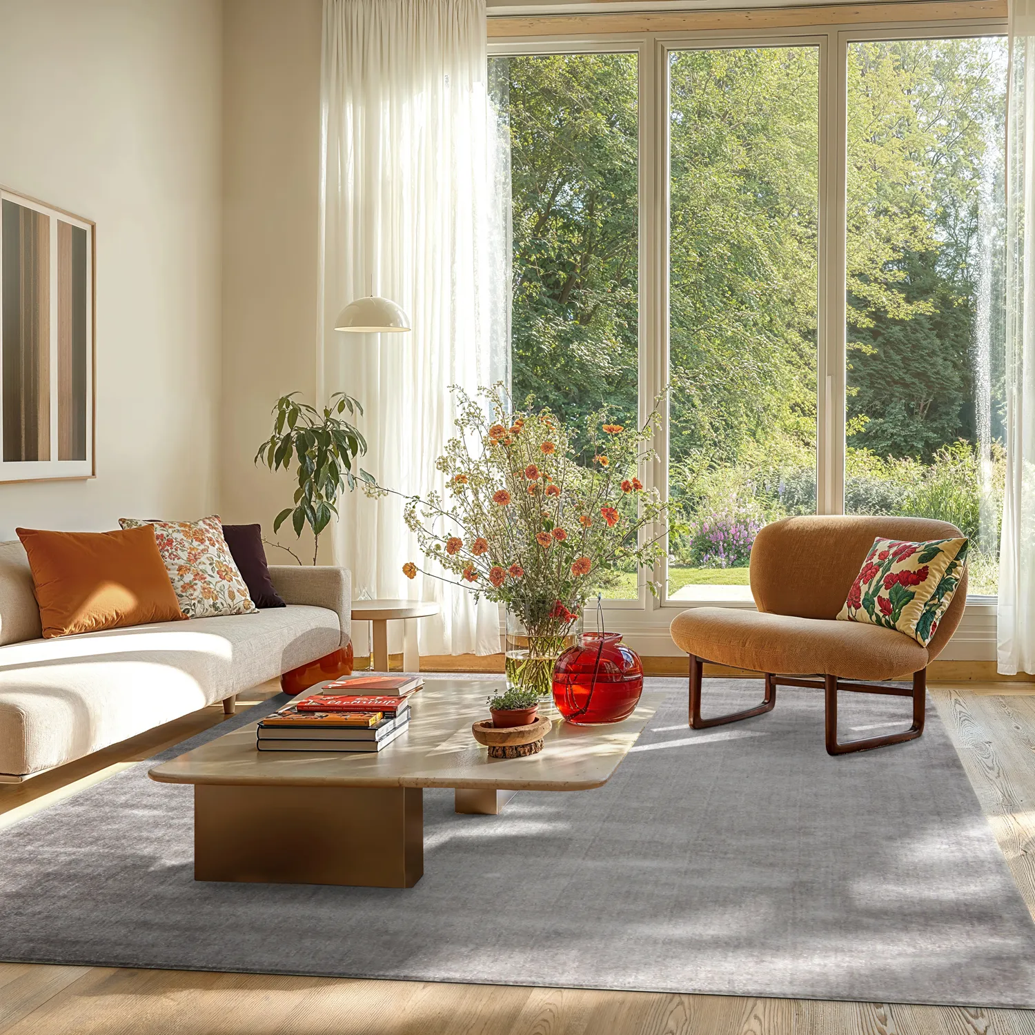 PET recyclé avec aspect viscose (gris)