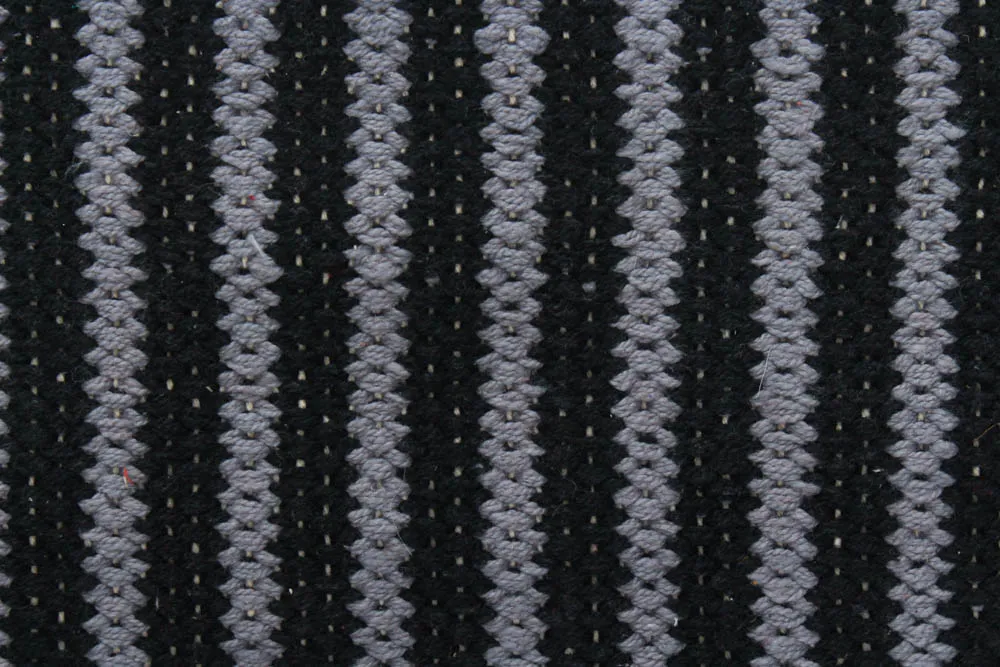 Tapis en patchwork - Eila (gris/gris foncé)