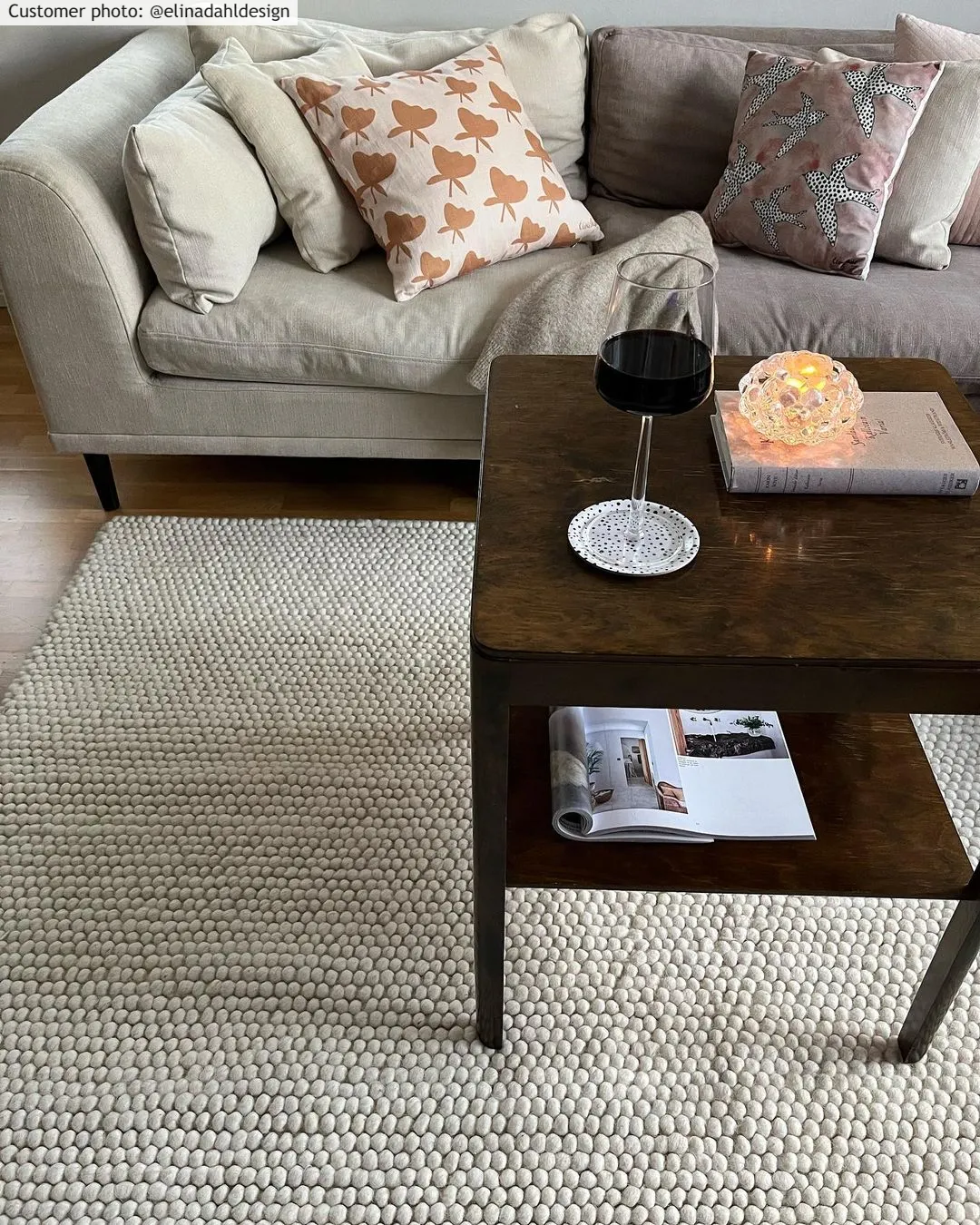 Tapis en laine - Avafors Wool Bubble (beige)