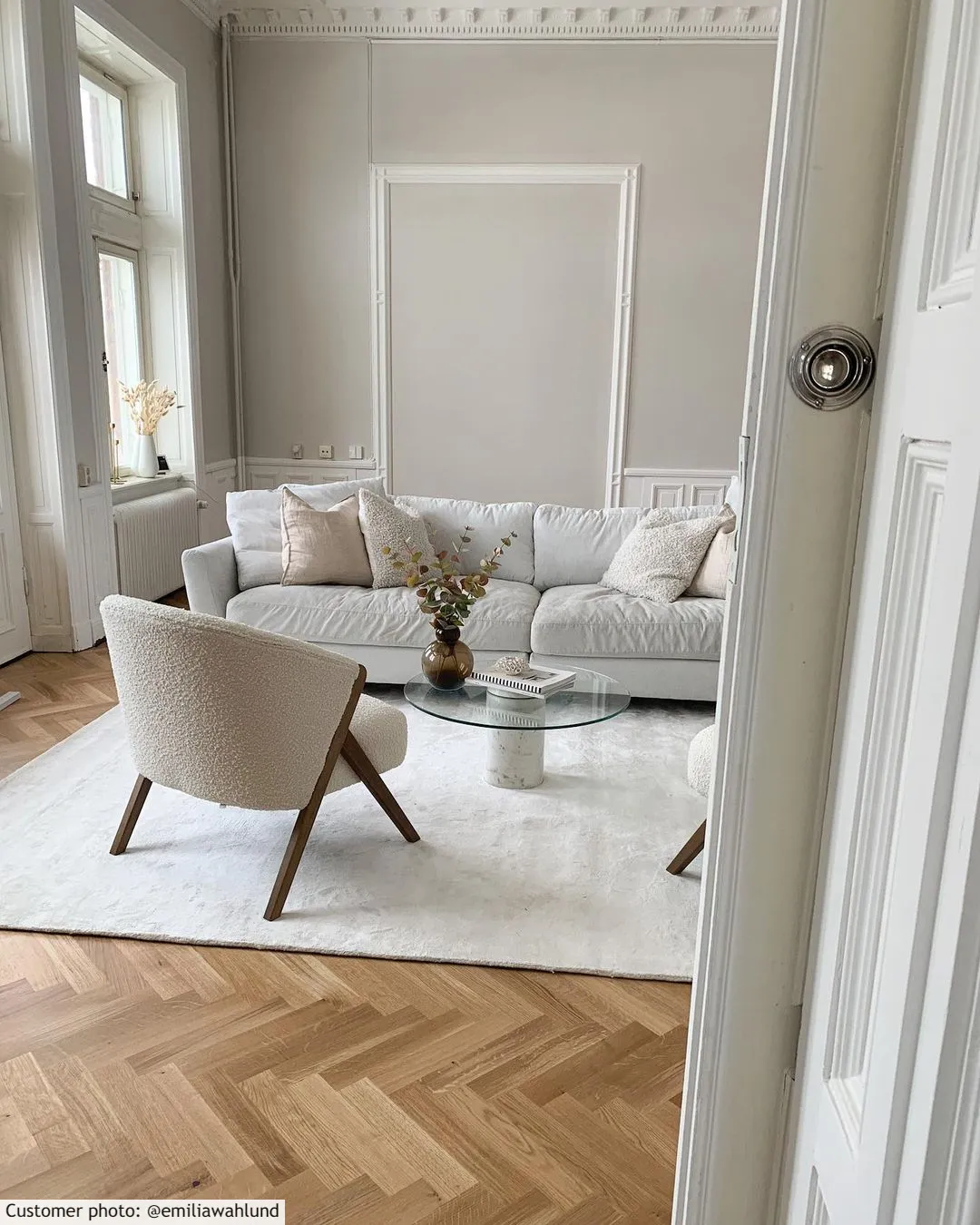 Tapis en viscose - Jodhpur Special Luxury Edition (blanc cassé)