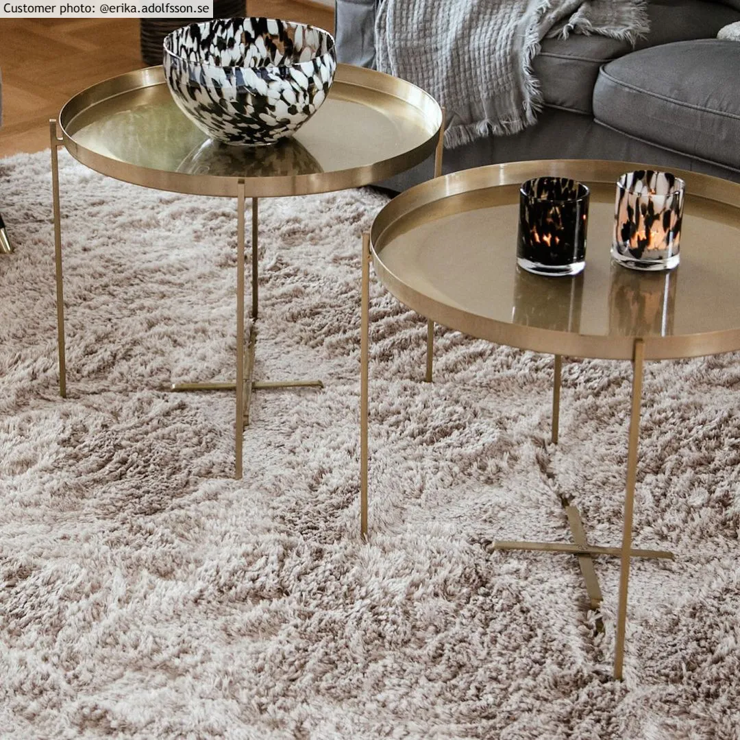 Tapis ronds - Kanvas (beige)
