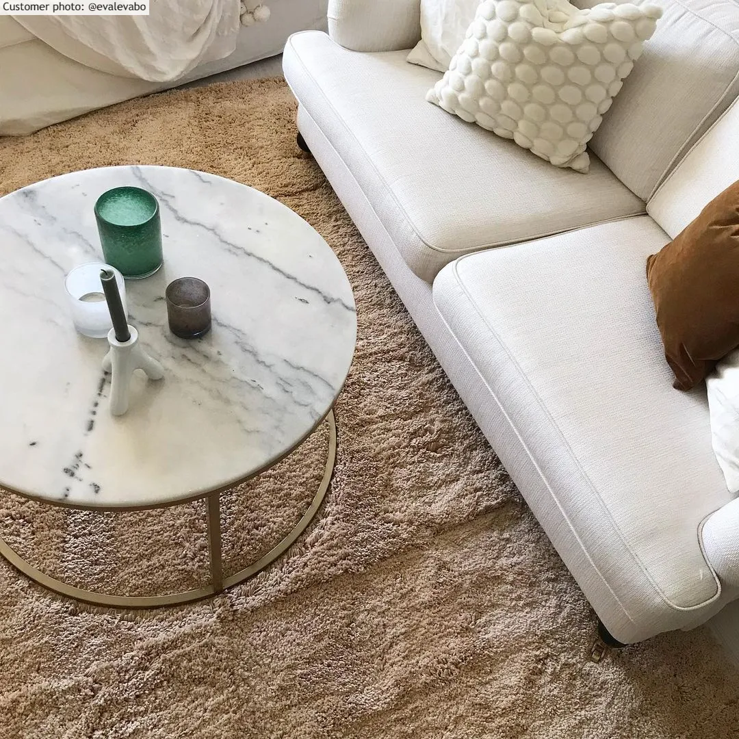Tapis à poils longs - Cannes (beige)