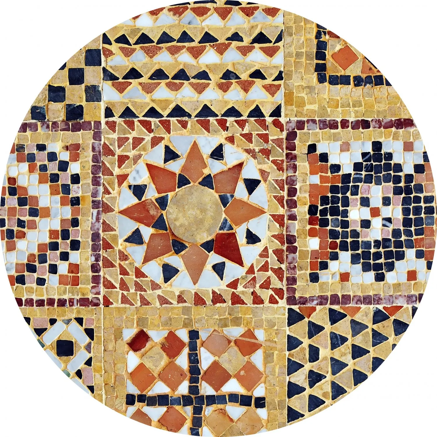 Tapis rond - Bosa (multicolore)