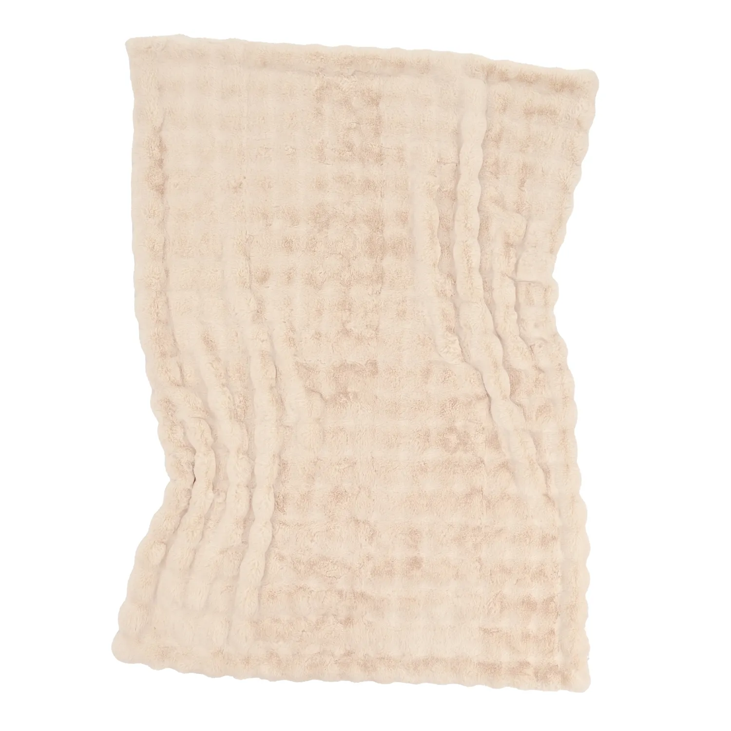 Plaids - Aranga Bubble Throw (beige)
