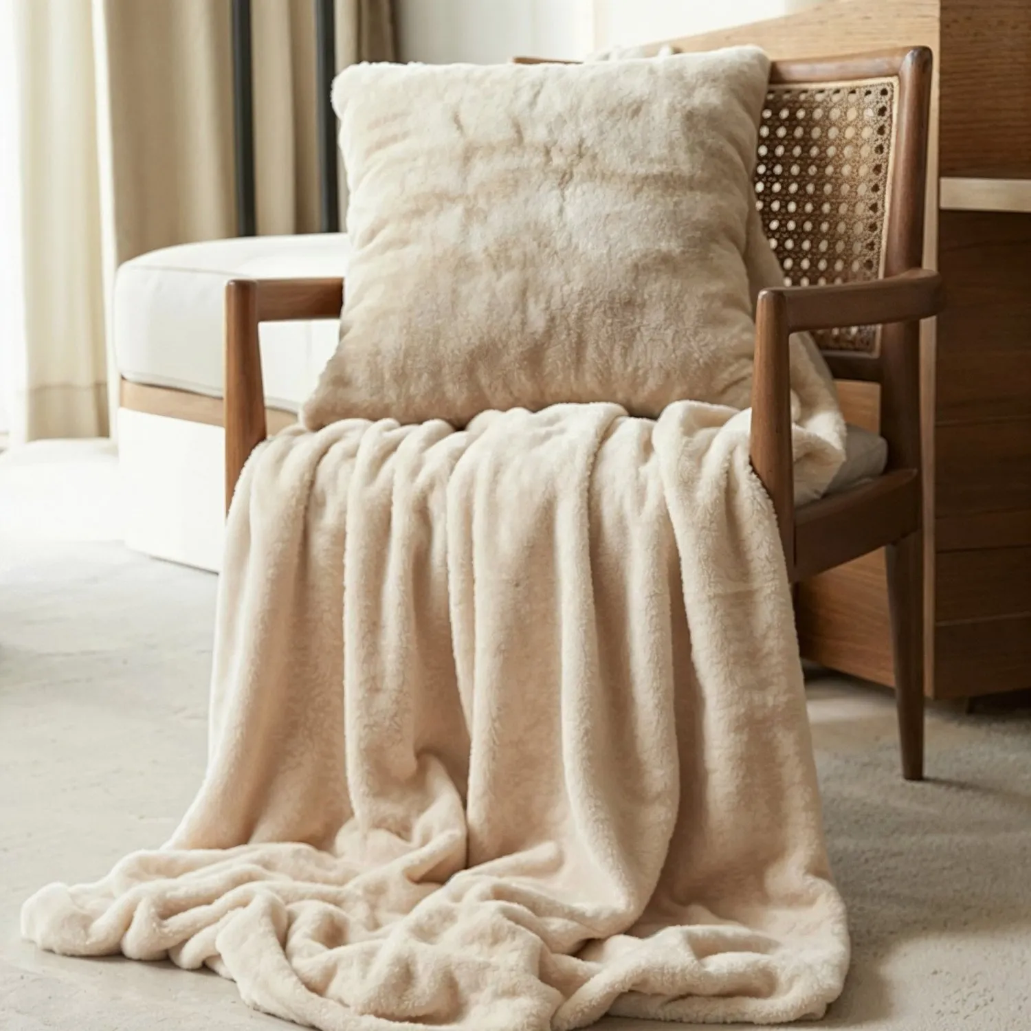 Plaids - Aranga Super Soft Throw (beige)
