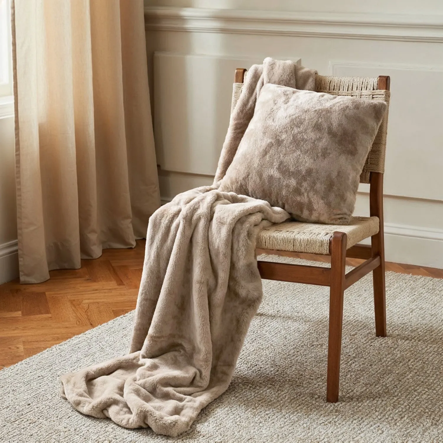 Plaids - Aranga Super Soft Throw (marron)
