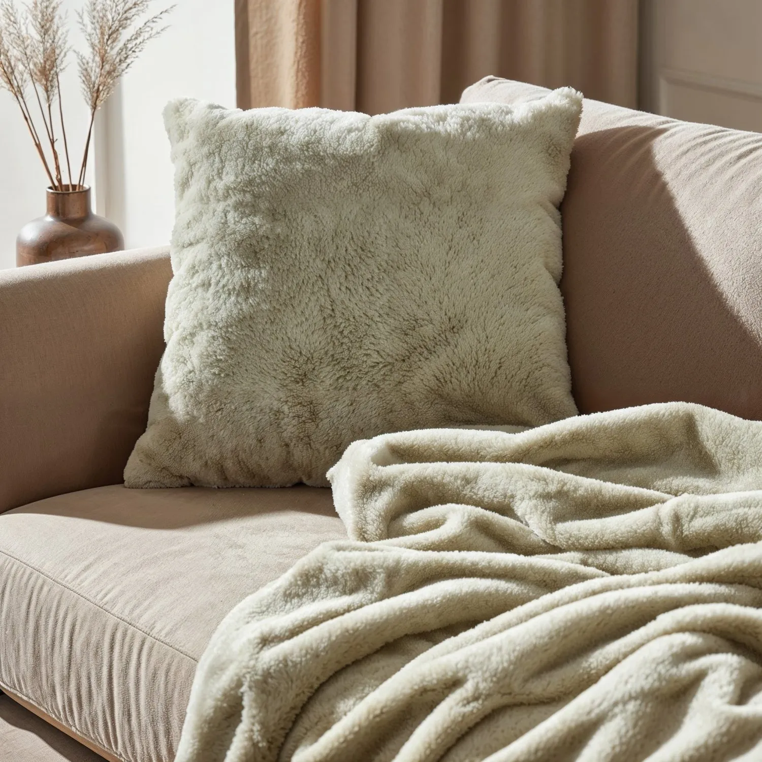 Plaids - Aranga Super Soft Throw (vert clair)