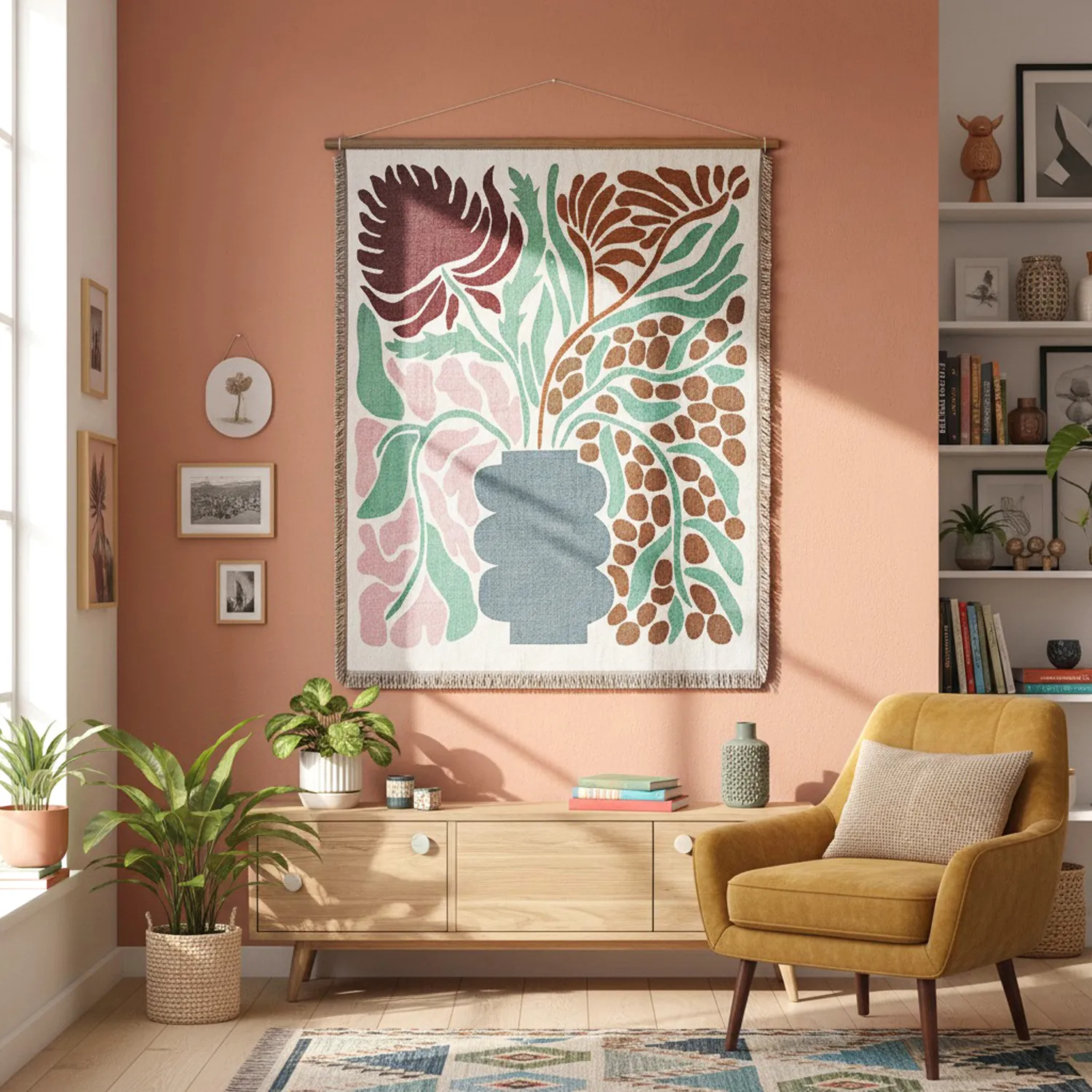 Couvertures - Bloom Tapestry Blanket (multicolore)